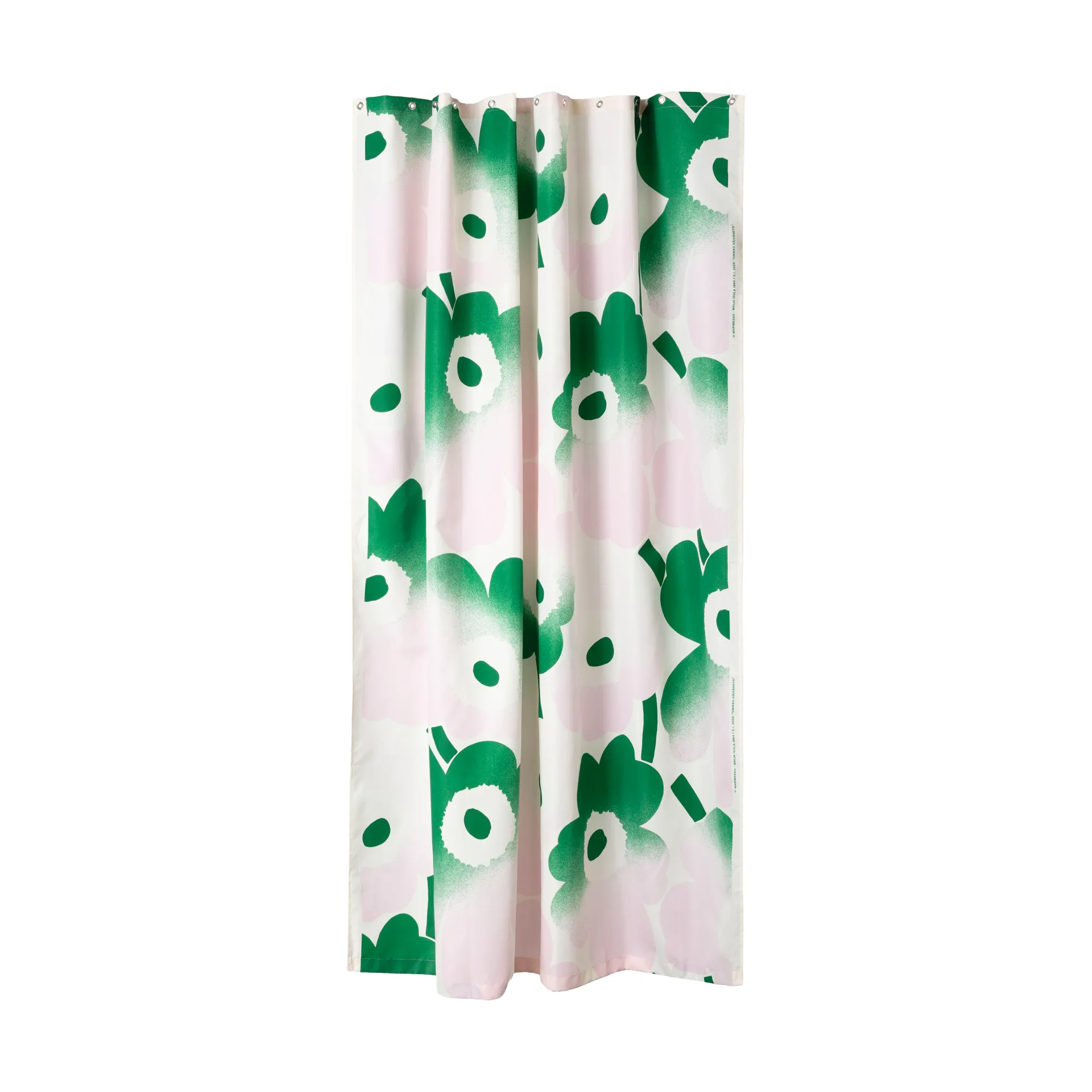 Unikko Häivähdys duschdraperi 180x200 cm, Grön Marimekko