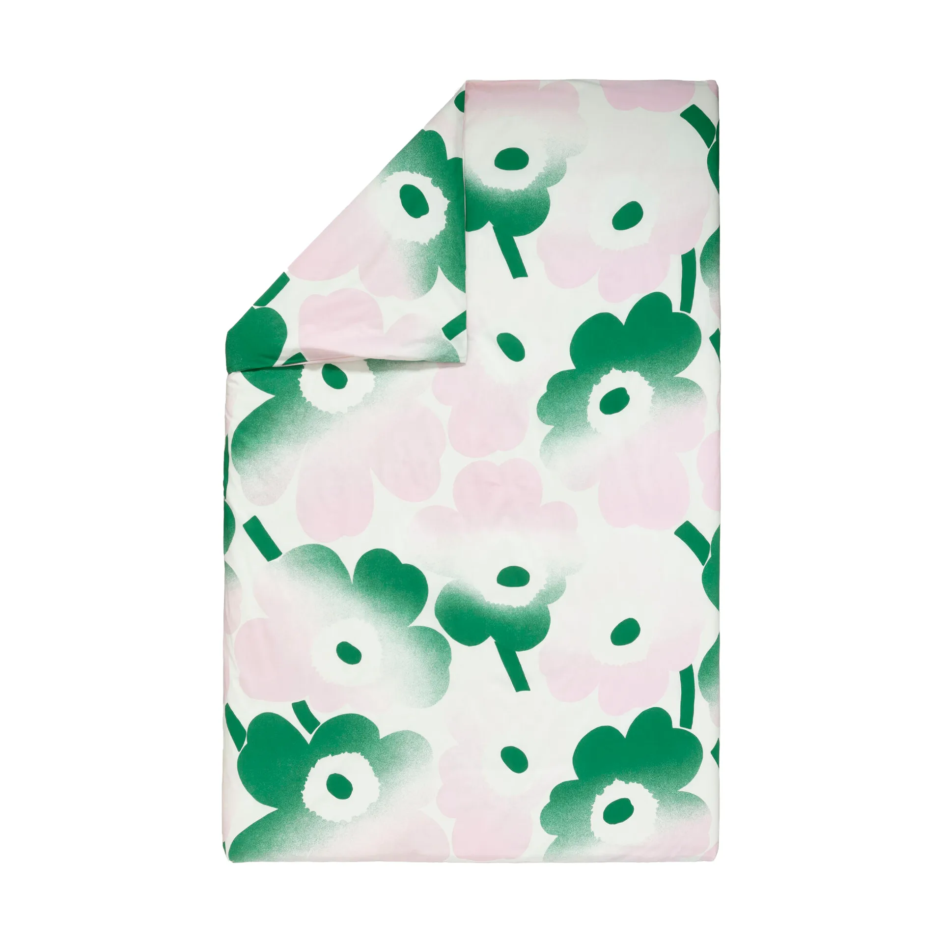 Unikko Häivähdys påslakan 150x210 cm, Grön Marimekko