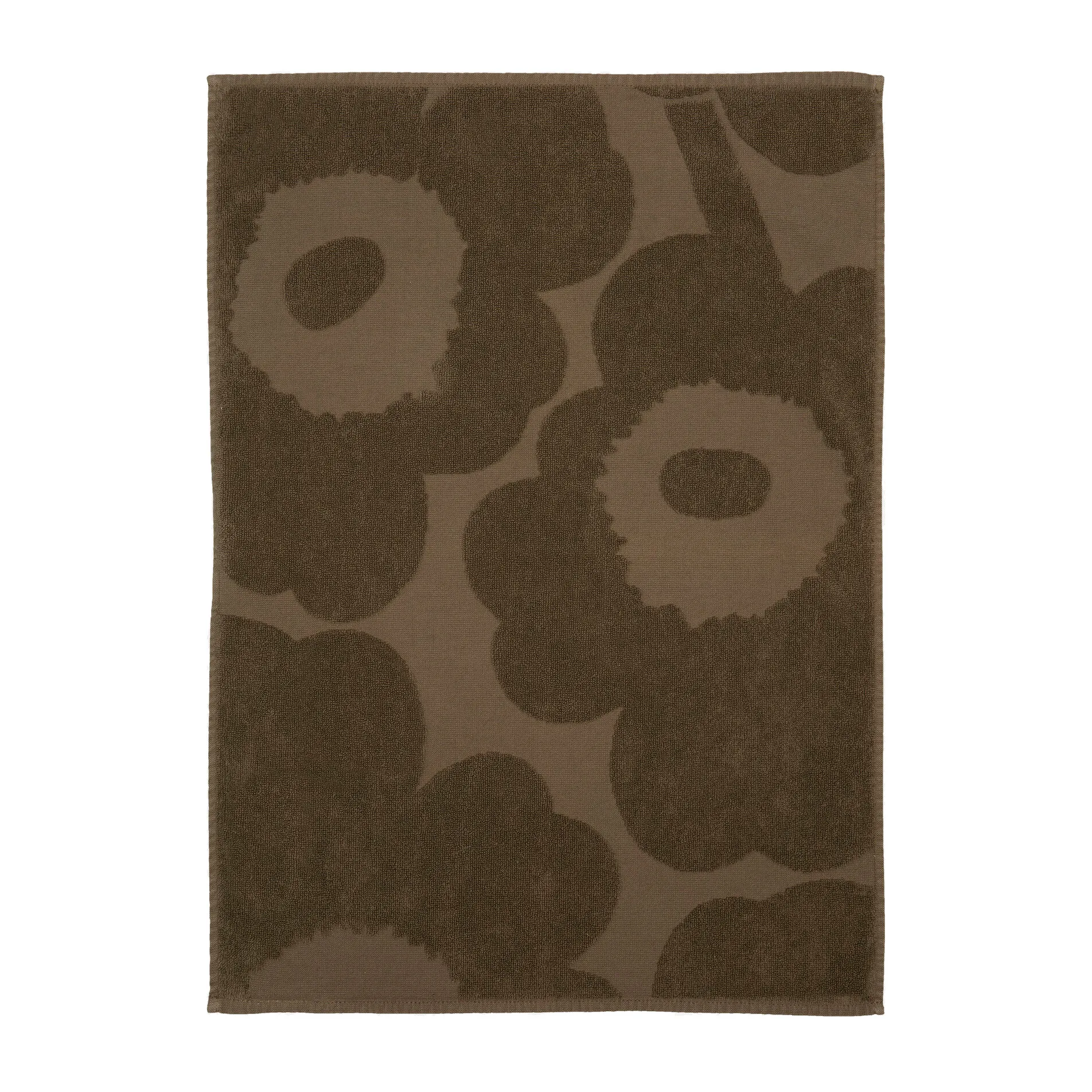 Unikko handduk 47x70 cm, dark sand Marimekko