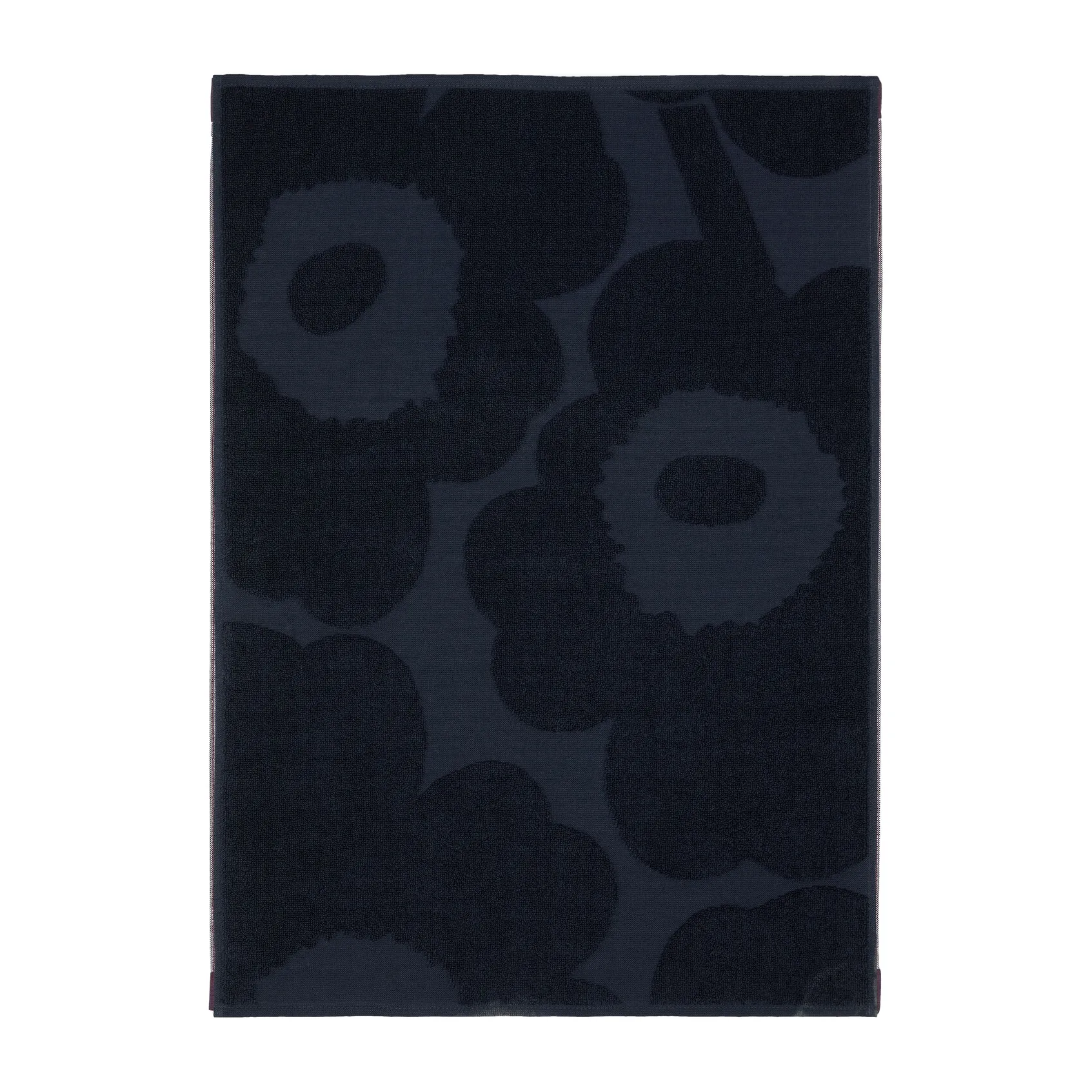 Unikko handduk 50x70 cm, Mörkblå Marimekko