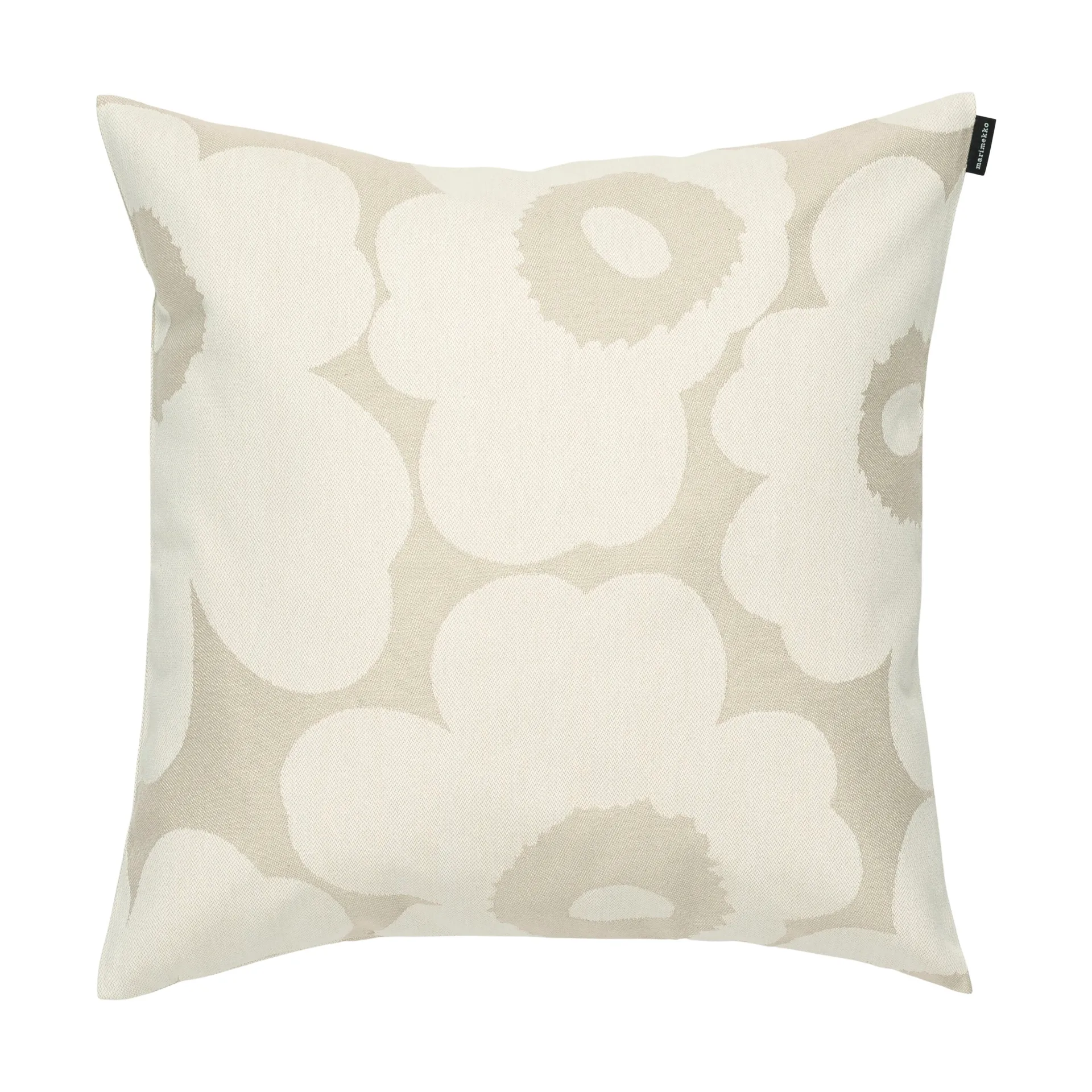 Unikko jaquard kuddfodral 50x50 cm, Ecru Marimekko