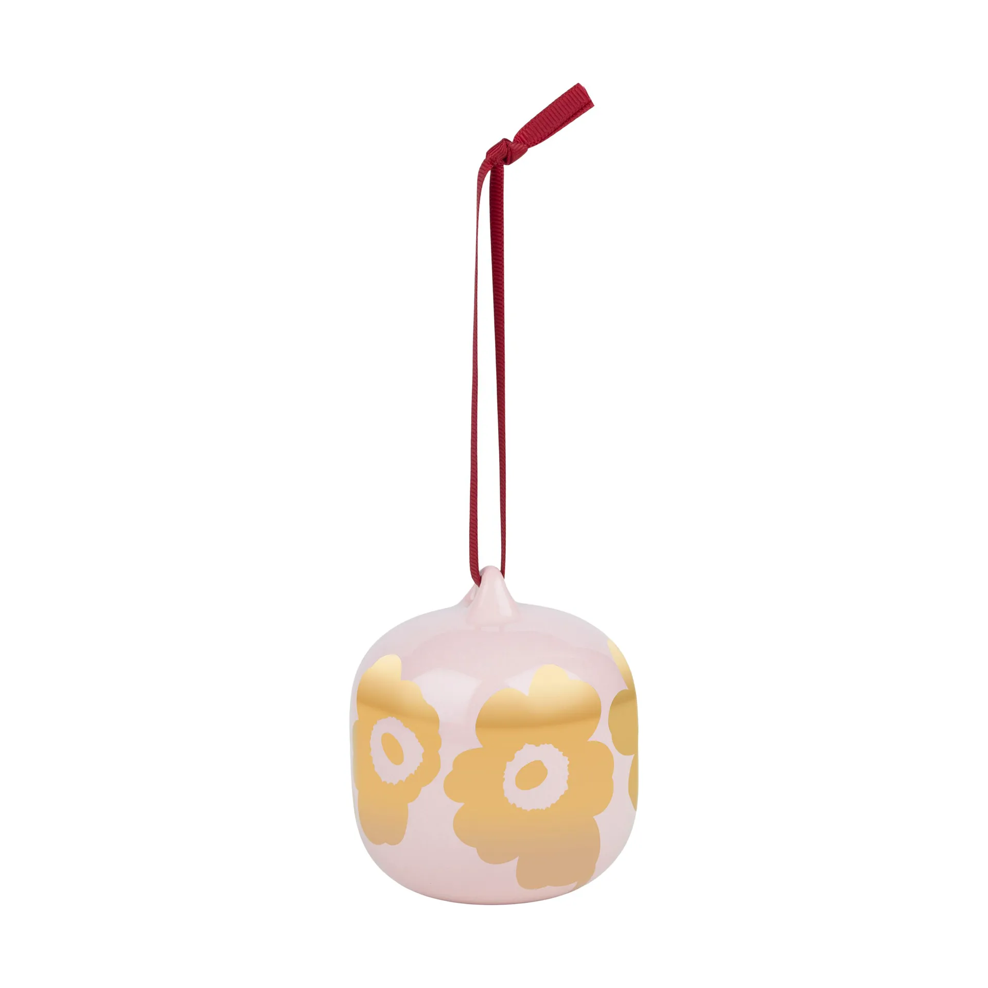 Unikko julkula 2025 7x7 cm, Pink-gold Marimekko