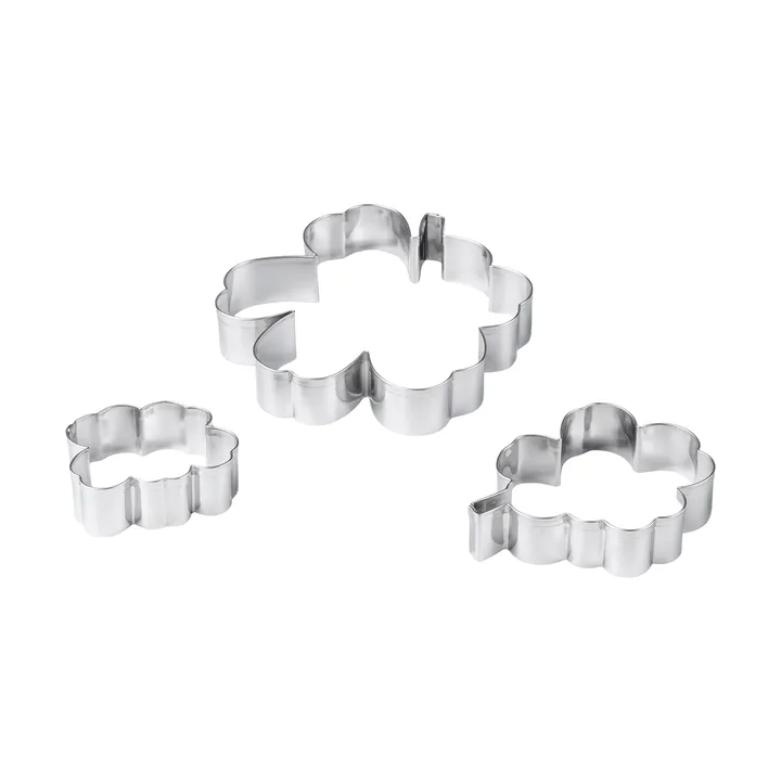 Unikko kakutstickare - Stainless steel, 3 delar - Marimekko