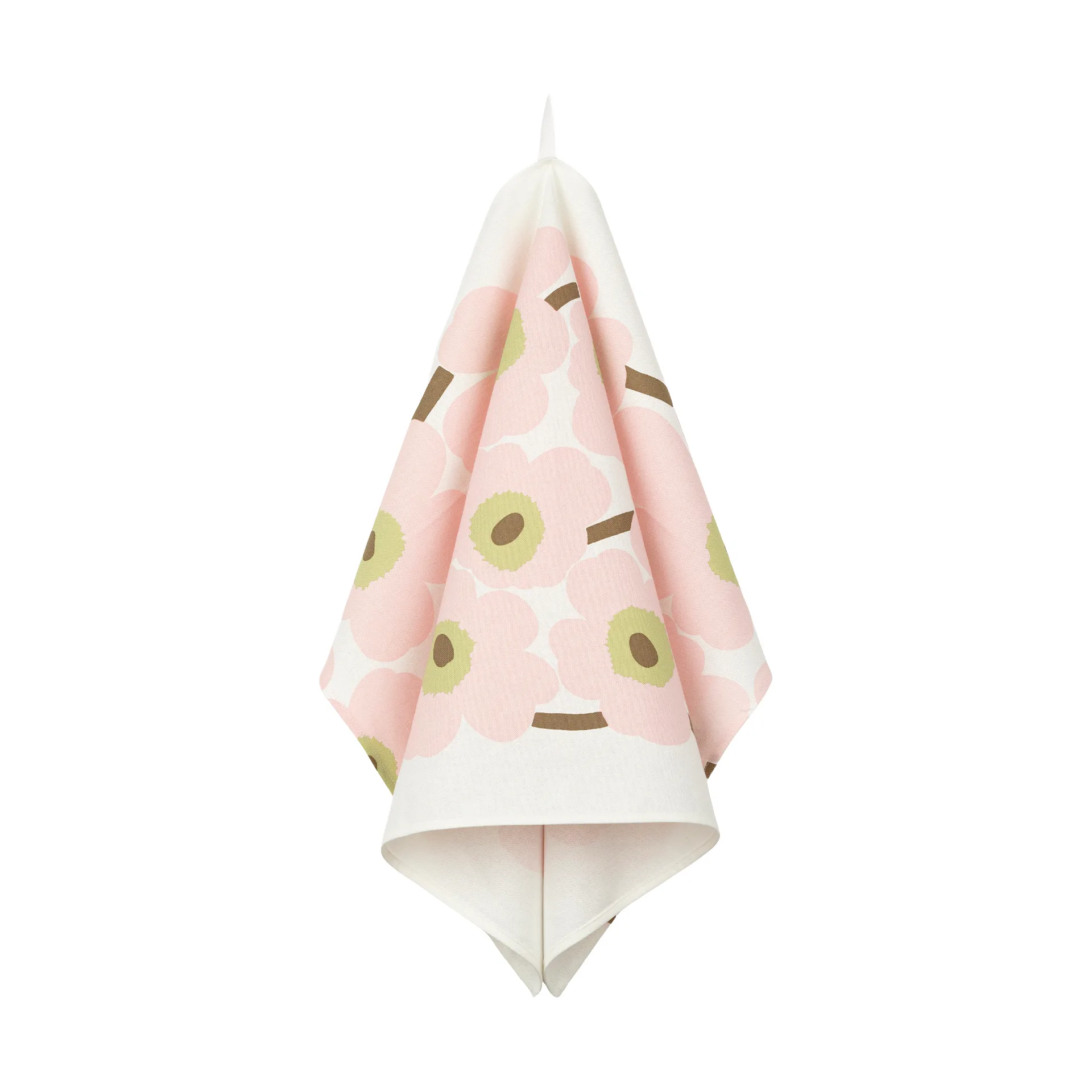 Unikko kökshandduk 43x70 cm, Off white-pink-pear-sand Marimekko