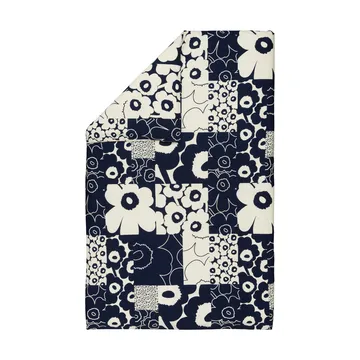Unikko kollaasi påslakan 150x210 cm - Off-white-dark blue - Marimekko