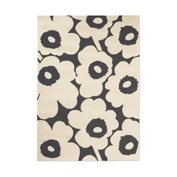 Unikko matta outdoor - Charcoal-white, 250x350 cm - Marimekko
