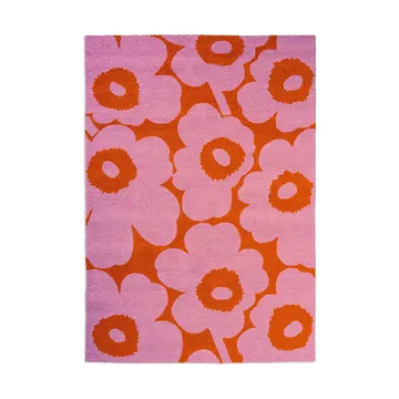 Unikko matta outdoor - Pink-orange, 200x280 cm - Marimekko