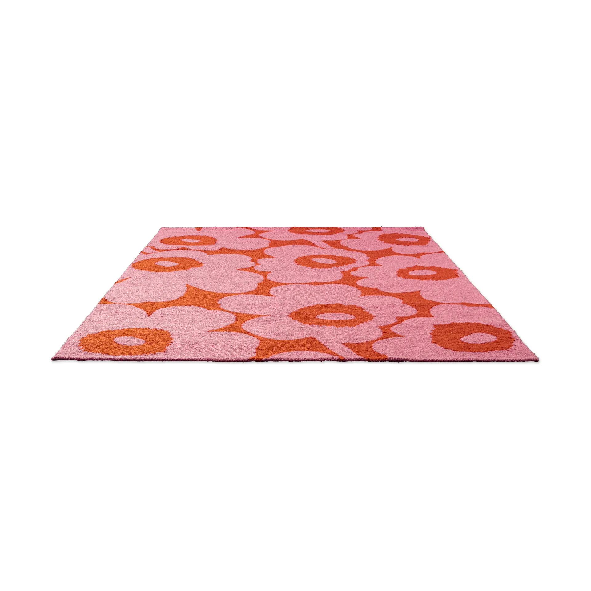 Unikko matta outdoor, Pink-orange, 200x280 cm Marimekko