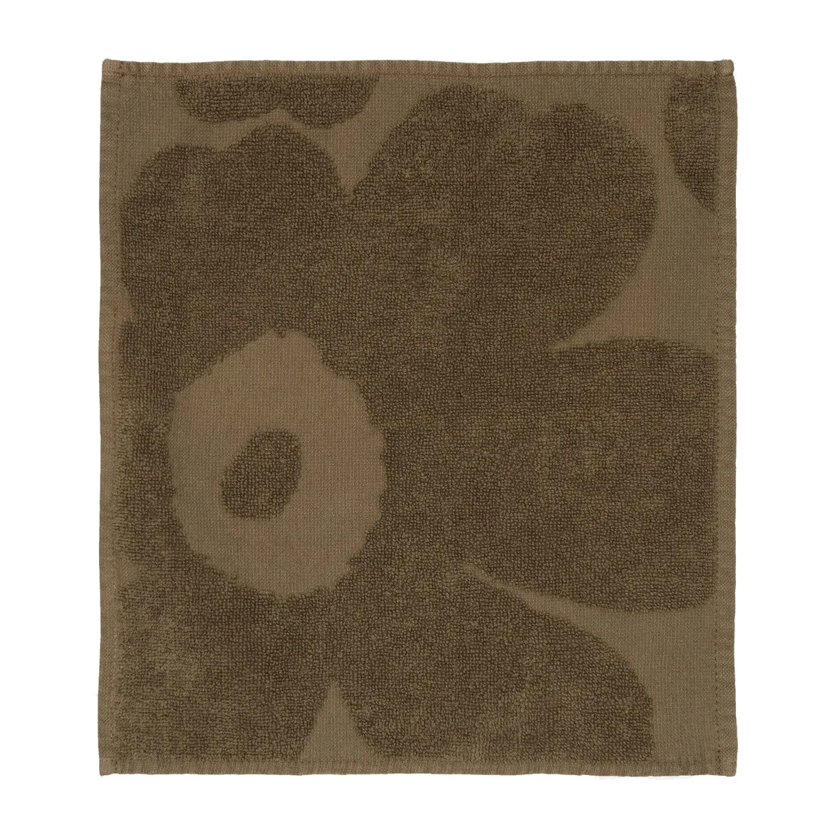 Unikko Mini handduk 30x30 cm, dark sand Marimekko