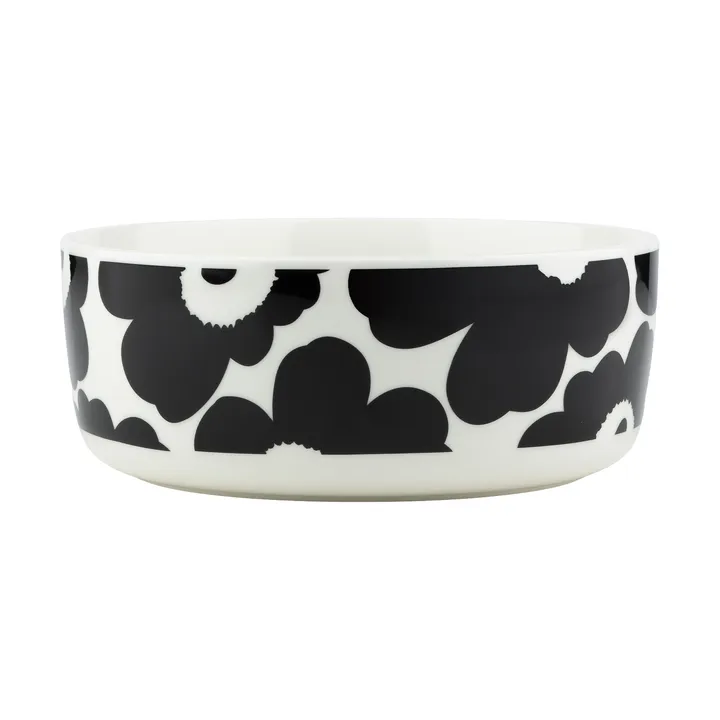 Unikko skål 1,5 l - Black-White - Marimekko