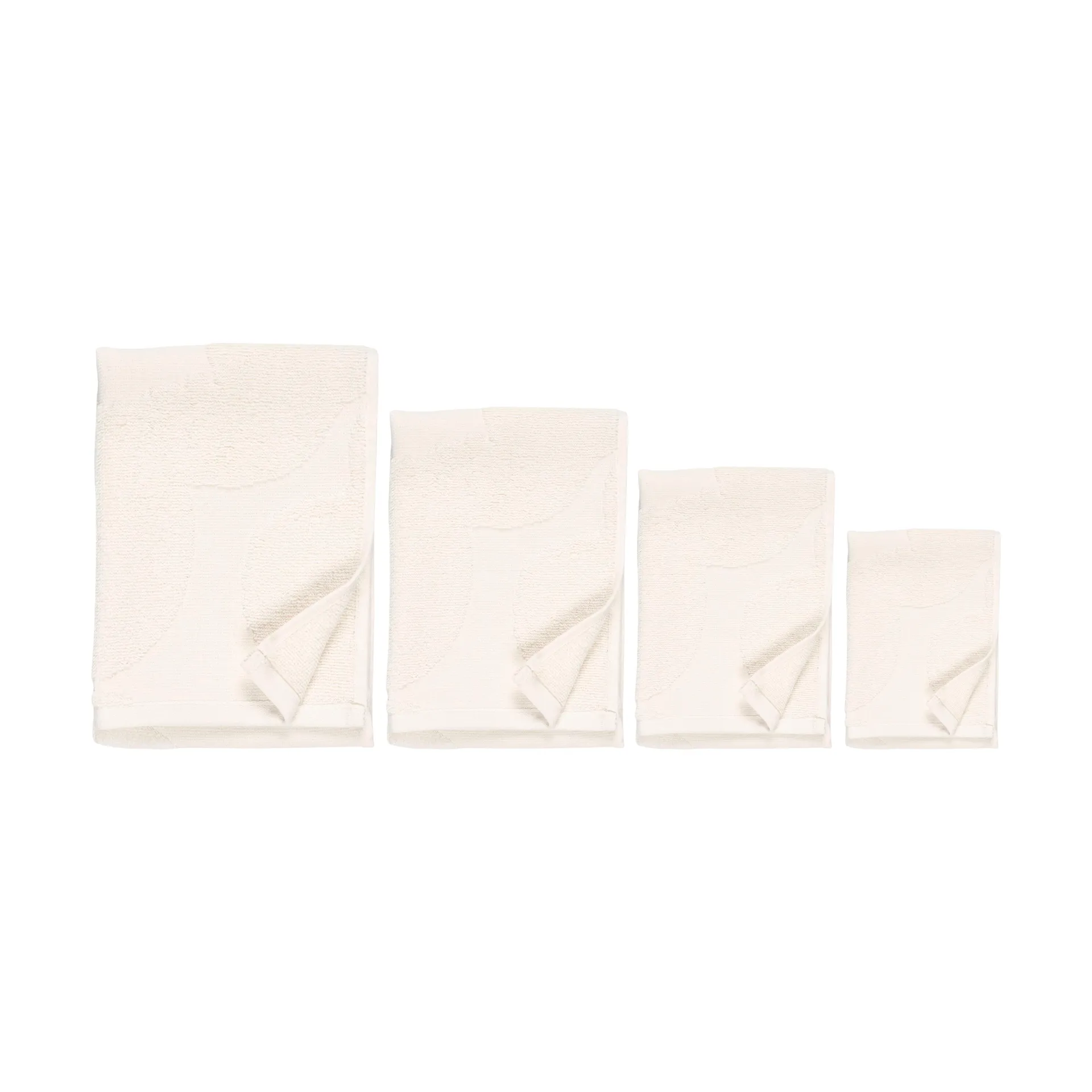 Unikko solid handduksset 4 delar, Ecru Marimekko