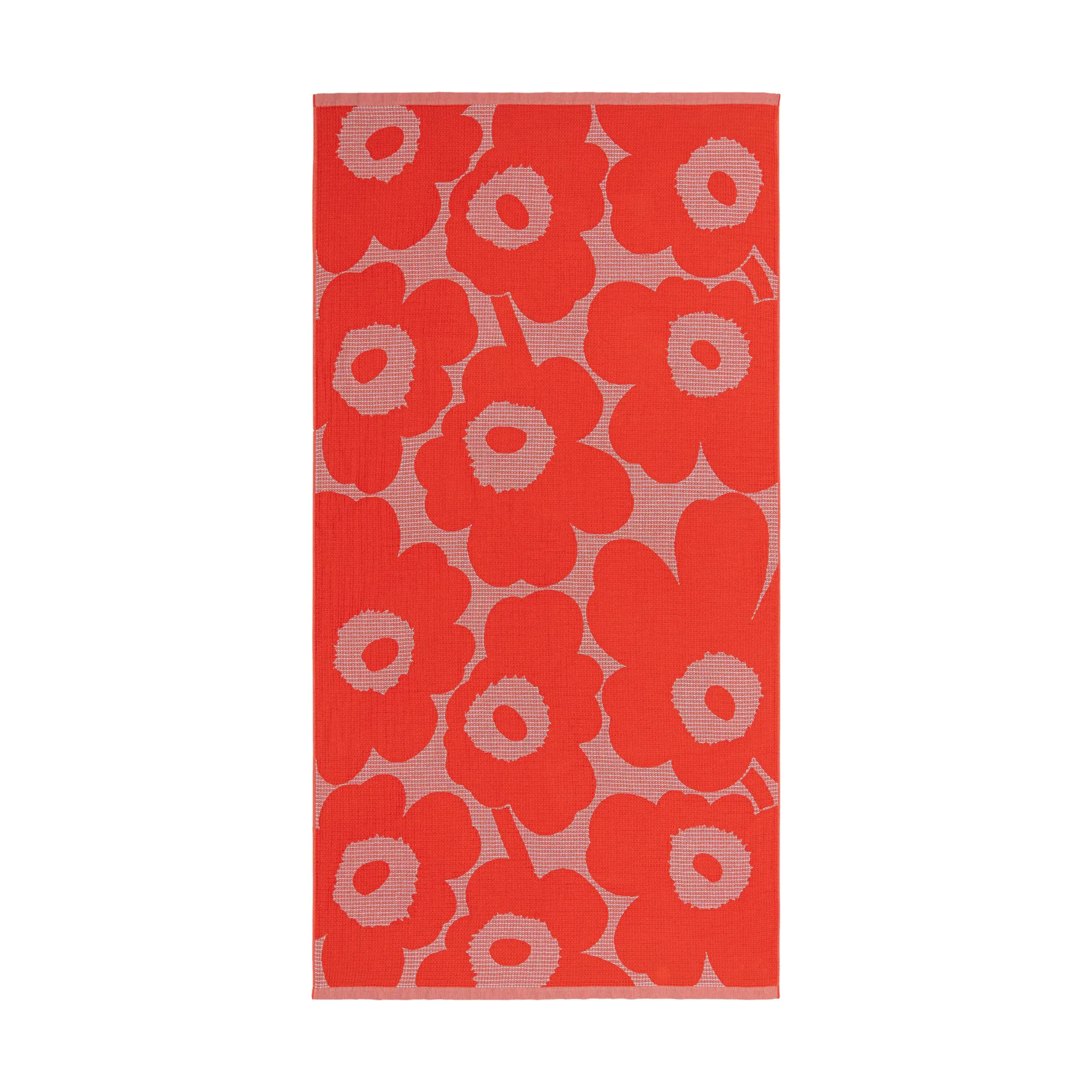 Unikko strandhandduk 96,5x180 cm, L. blue-orange Marimekko