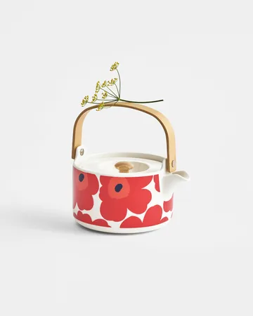 Unikko tekanna 0,7 l - Red-white - Marimekko