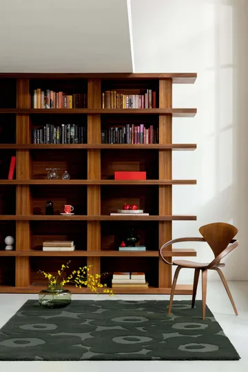 Unikko ullmatta - Dark Green, 140x200 cm - Marimekko