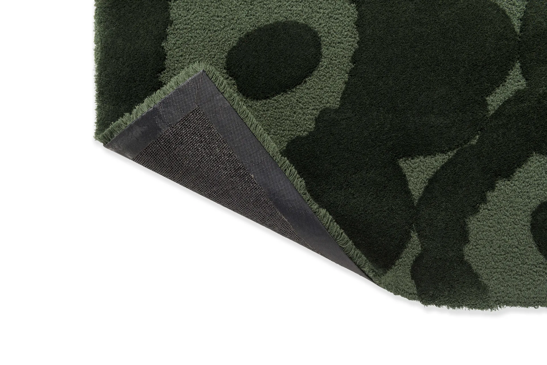 Unikko ullmatta, Dark Green, 170x240 cm Marimekko