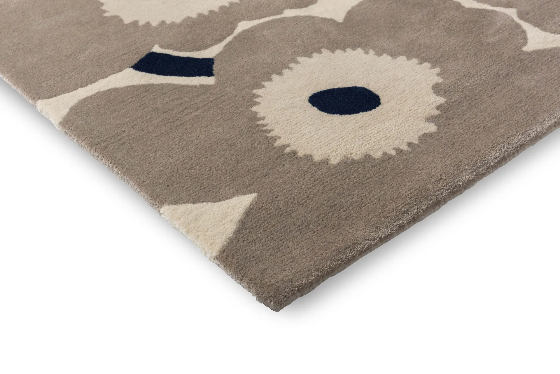Unikko ullmatta, Greige, 200x280 cm Marimekko