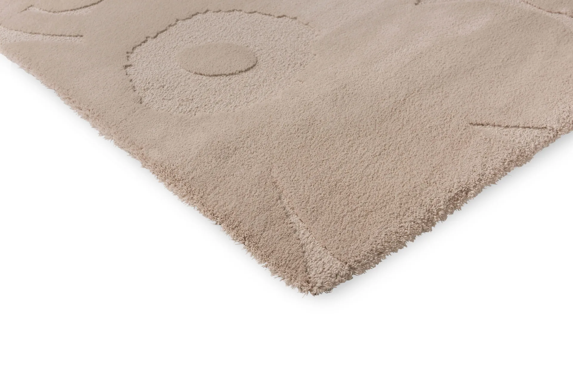 Unikko ullmatta, Light Beige, 200x300 cm Marimekko