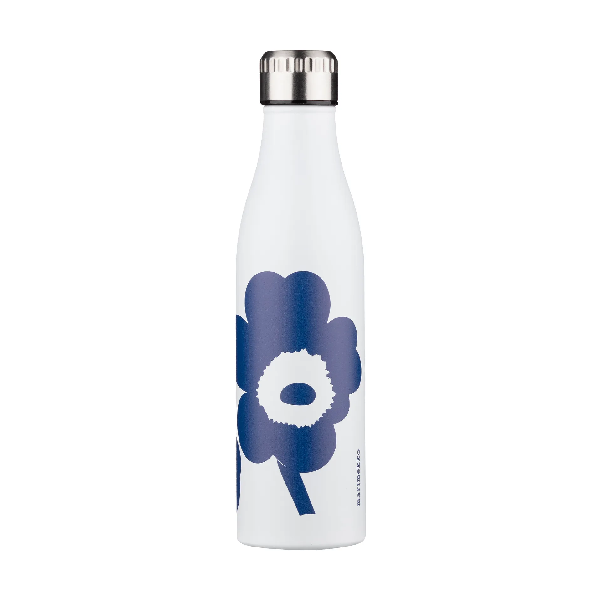 Unikko vattenflaska, White-blue, 0,5 L Marimekko