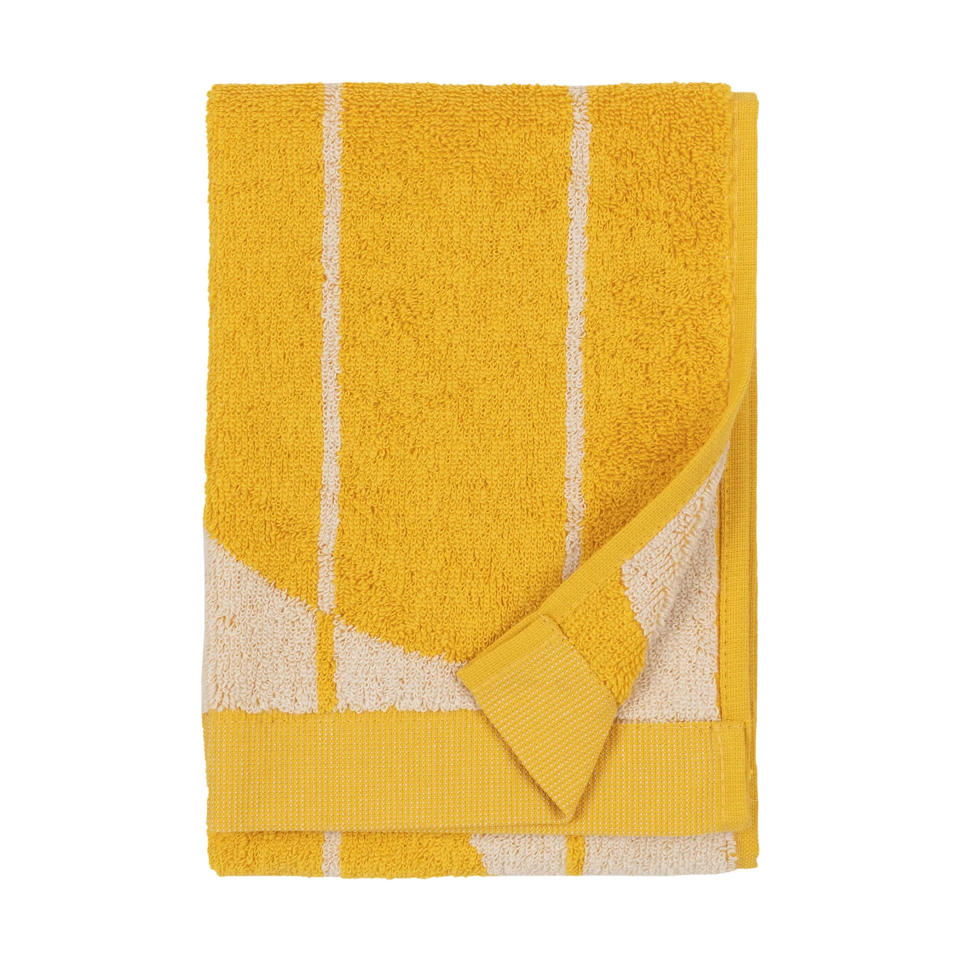 Vesi Unikko gästhandduk 30x50 cm, Spring yellow-ecru Marimekko
