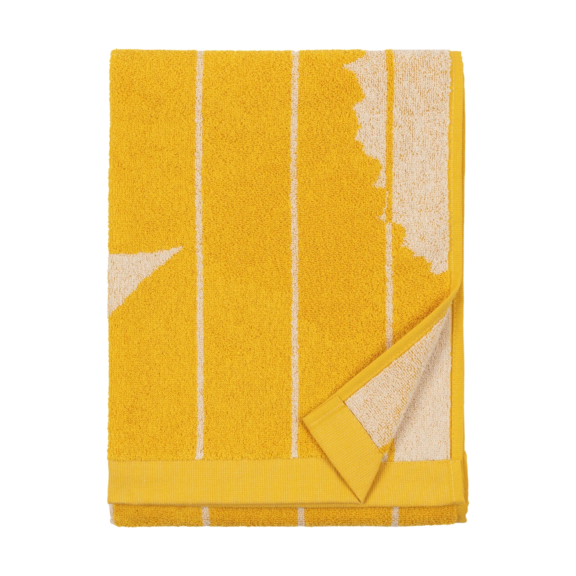 Vesi Unikko handduk 50x70 cm, Spring yellow-ecru Marimekko