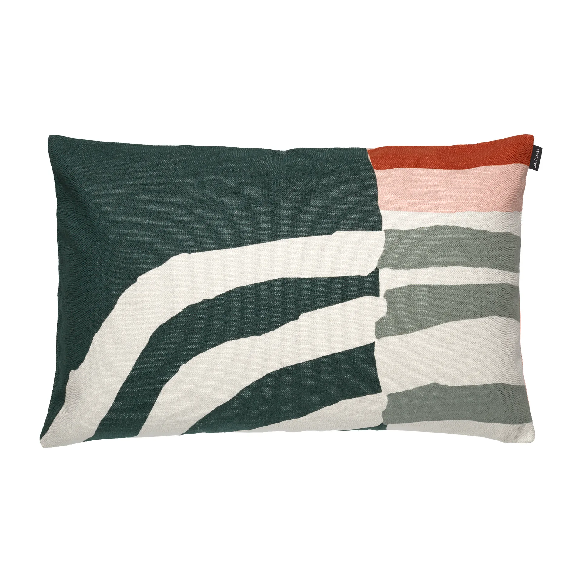 Vuosirenkaat kuddfodral 40x60 cm, Beige-grön-rosa Marimekko
