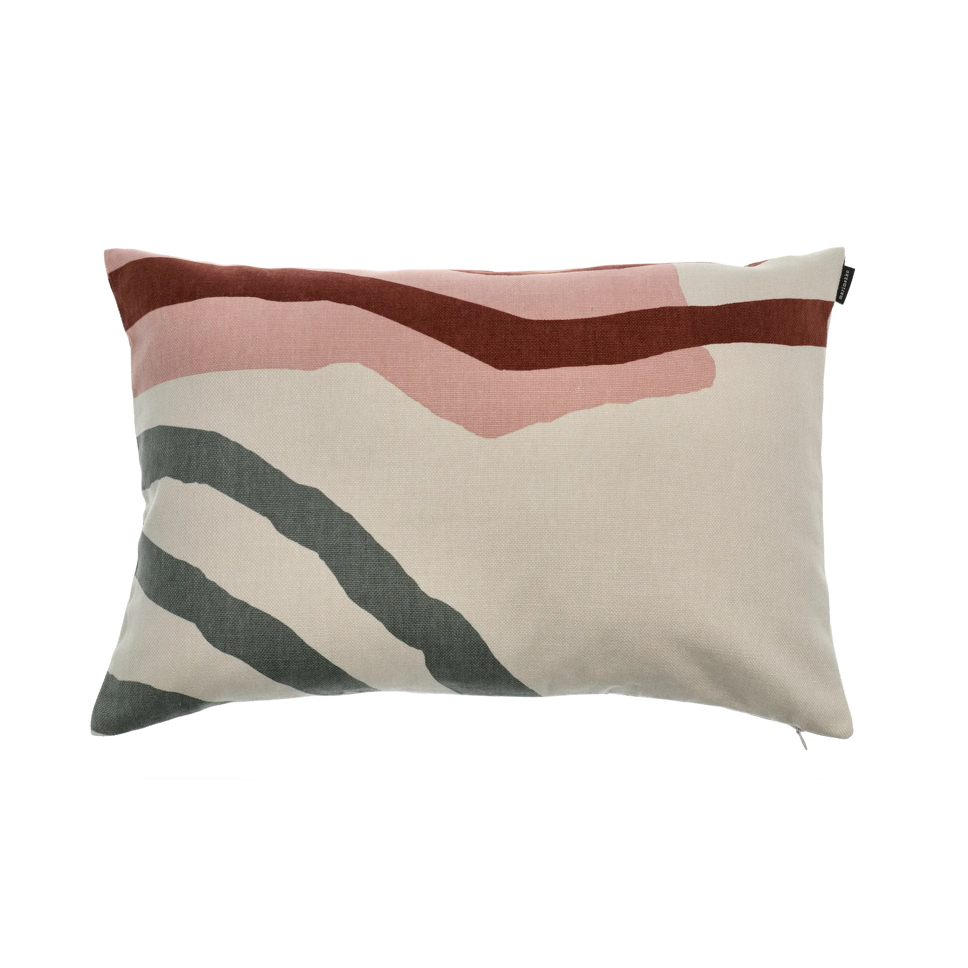 Vuosirenkaat kuddfodral 40x60 cm, Beige-grön-rosa Marimekko