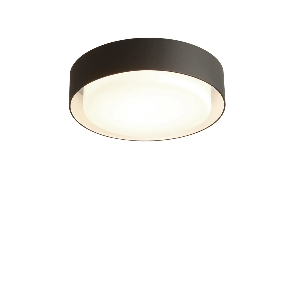Plaff-On! vägg- och taklampa, black, ø33, inbyggd led Marset