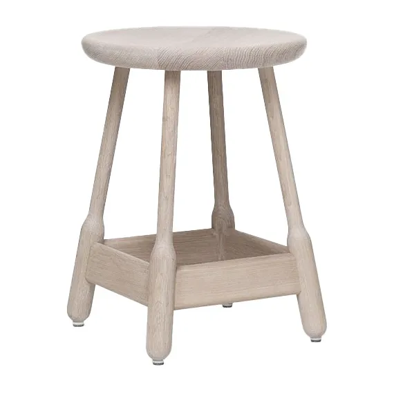 Albert barstol 50 cm, Vitoljad ek Massproductions