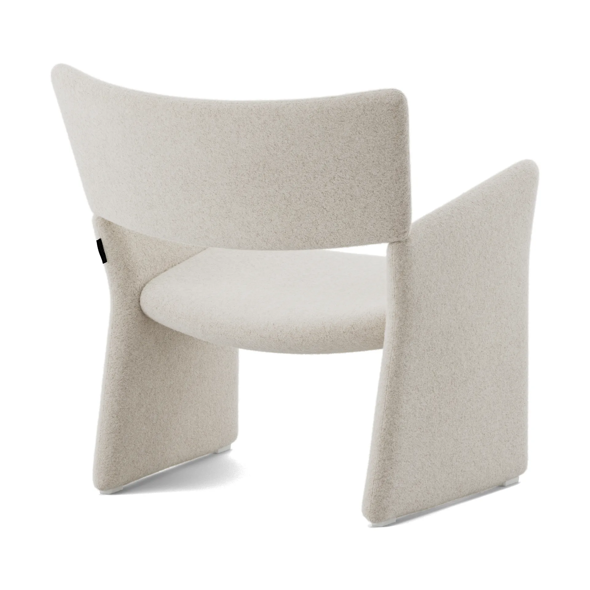 Crown Easy Chair fåtölj, Spiral 21 Chalk Massproductions