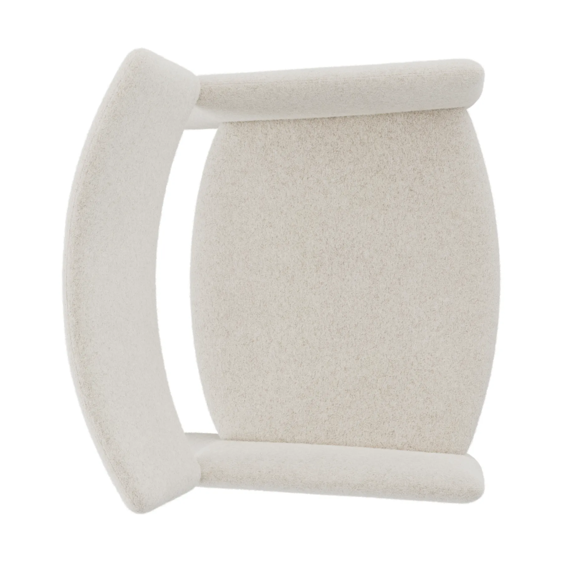 Crown Easy Chair fåtölj, Spiral 21 Chalk Massproductions