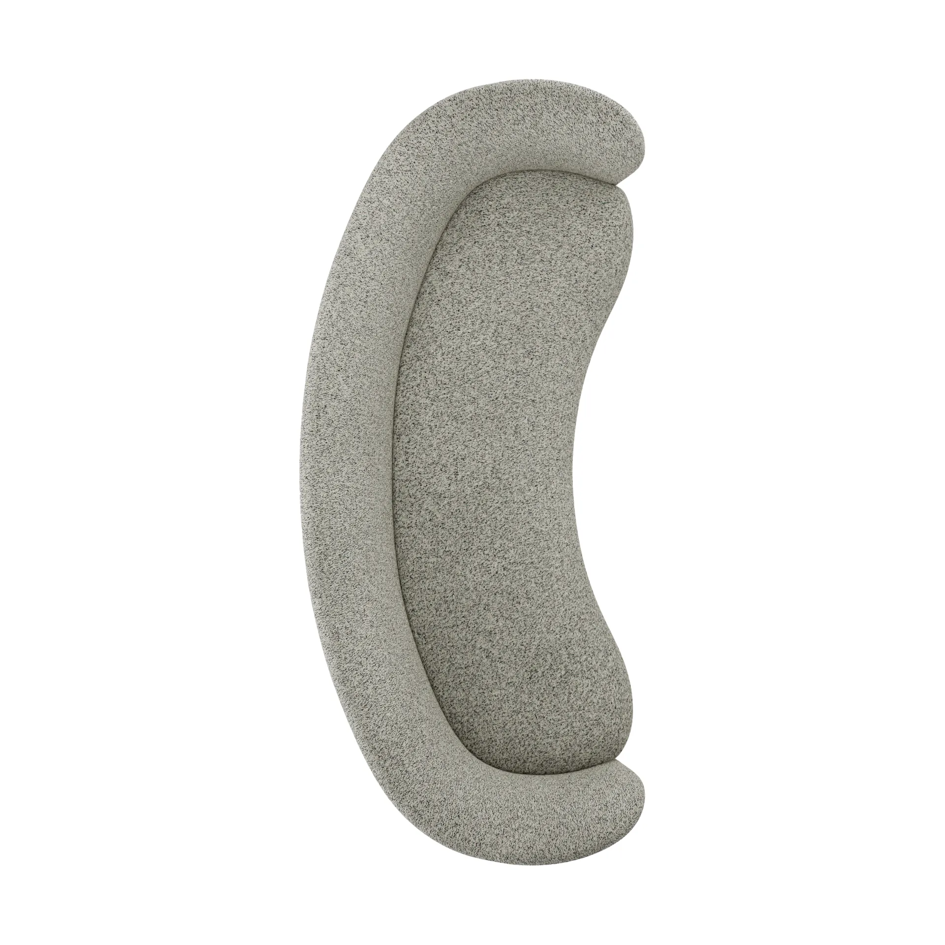 Dandy 3-sits soffa, Black oak - Kirkby Design, Spiral - 23 Monochrome Massproductions