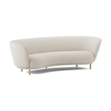 Dandy 3-sits soffa - Natural oak-Linara 05 Porridge - Massproductions