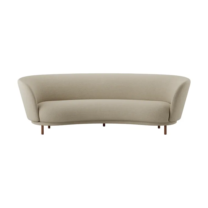 Dandy 3-sits soffa - Walnut-Ecriture 240 - Massproductions