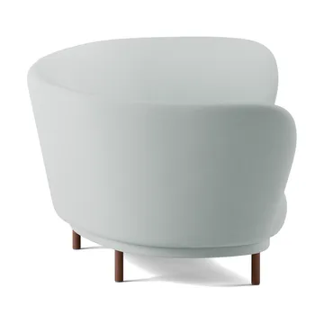 Dandy 3-sits soffa - Walnut-Linara 253 Swedish Grey - Massproductions