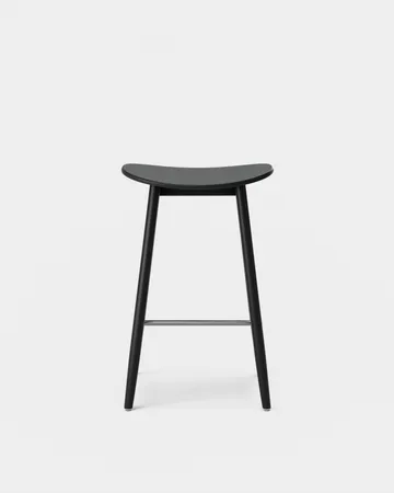 Icha barstol 65 cm - Svartbetsad bok - Massproductions
