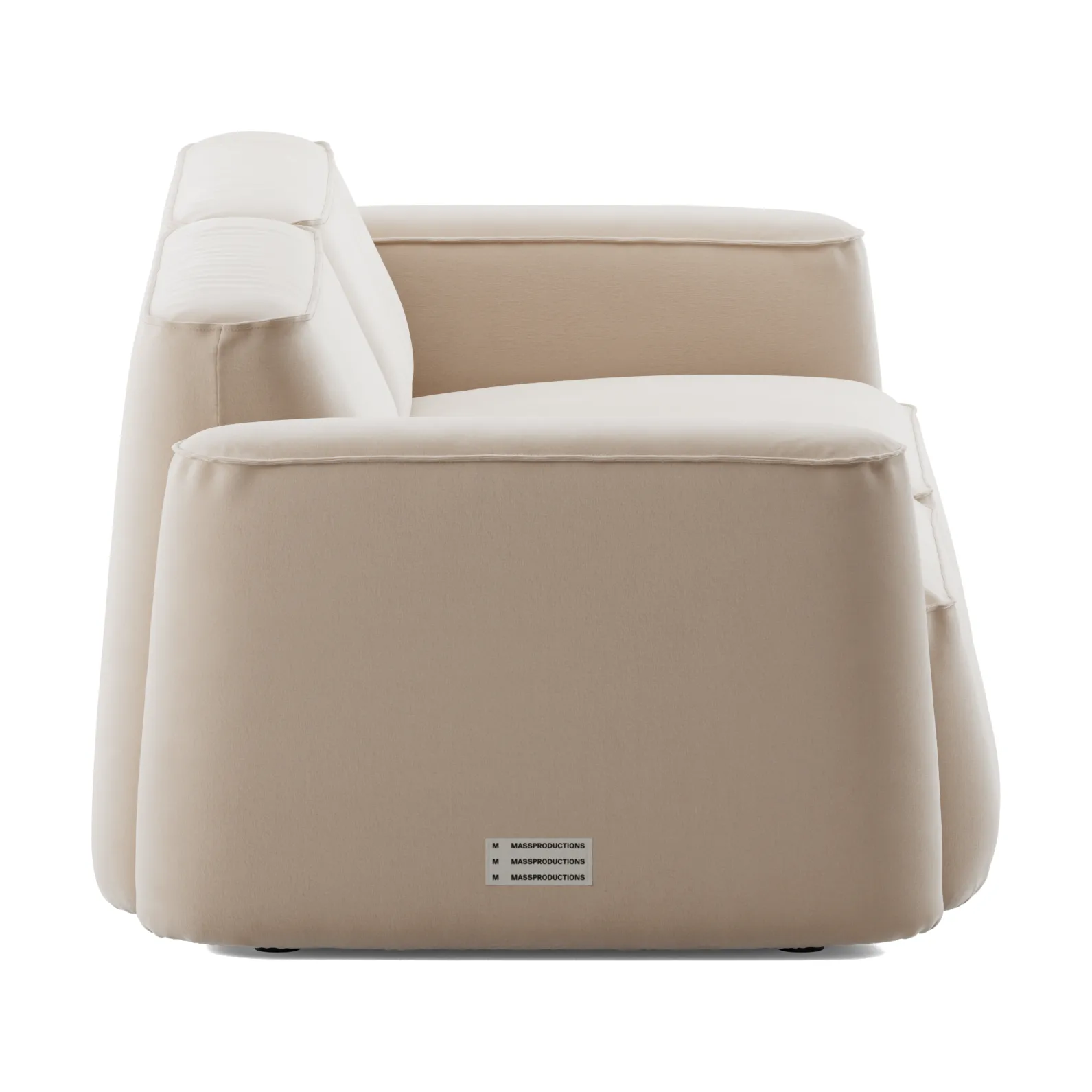 Patch 2,5-sits soffa, Atlantis 52 Alabaster Massproductions