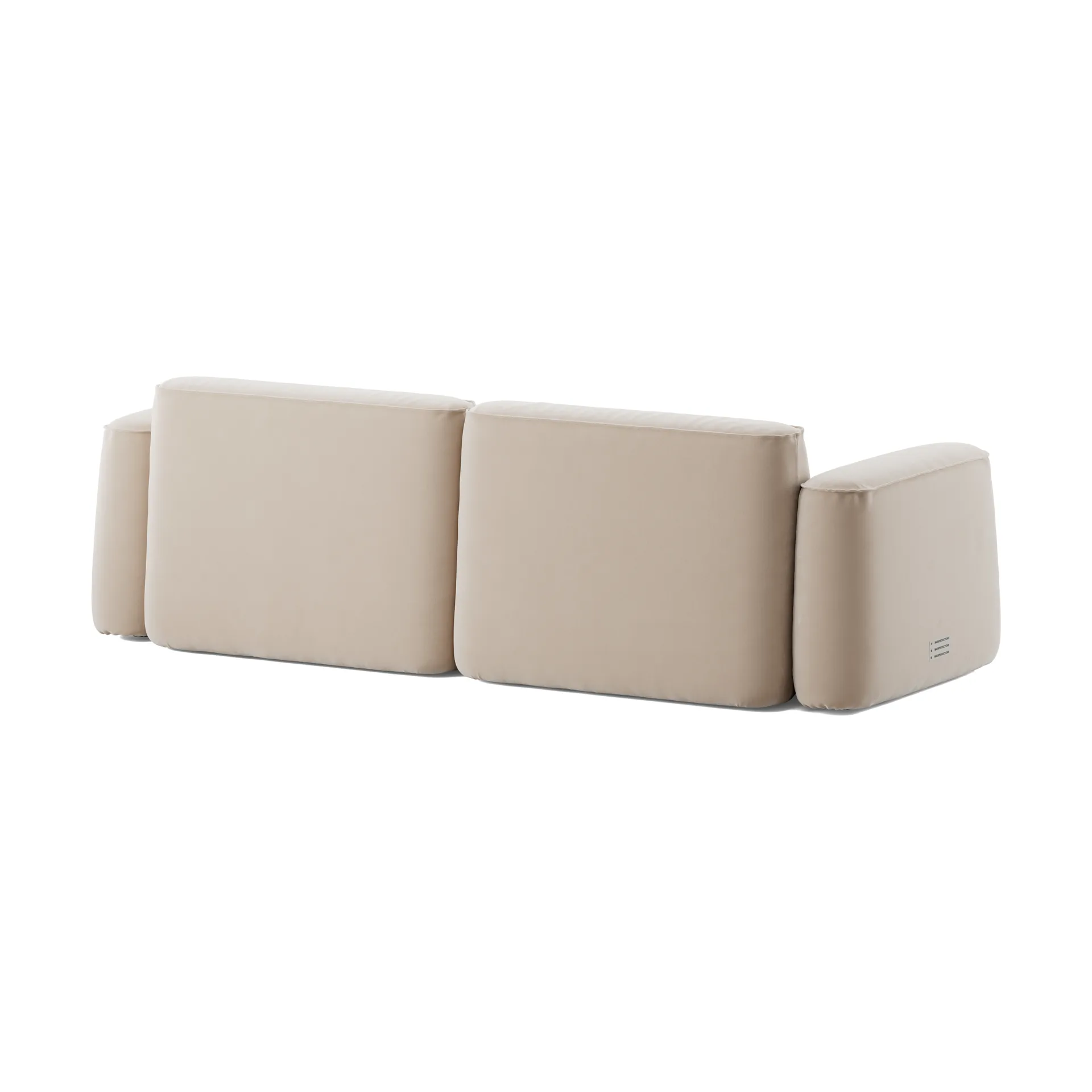 Patch 2,5-sits soffa, Atlantis 52 Alabaster Massproductions