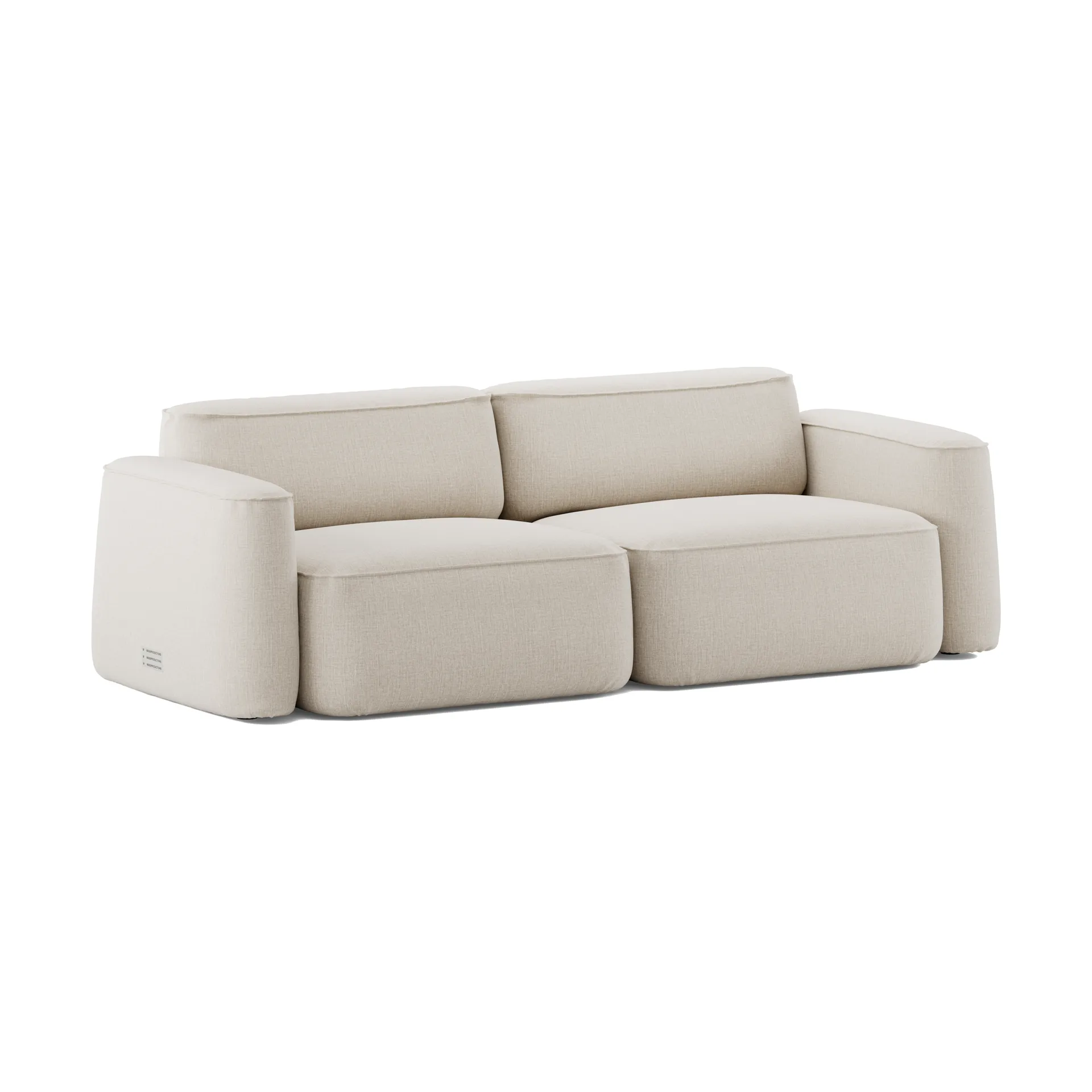 Patch 2,5-sits soffa, Linara 05 Porridge Massproductions