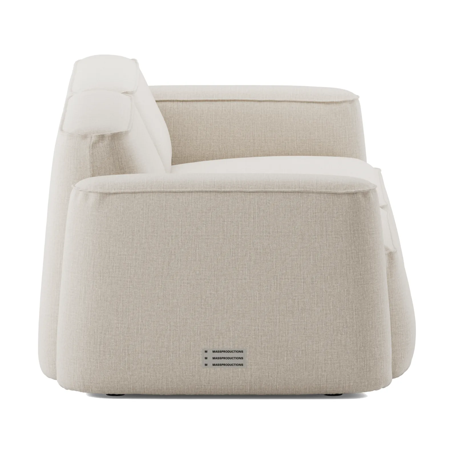 Patch 2,5-sits soffa, Linara 05 Porridge Massproductions
