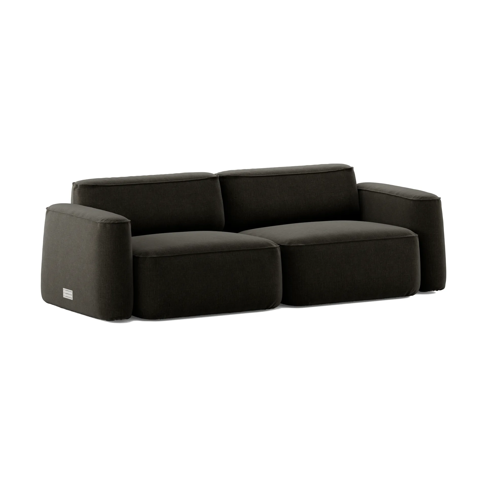 Patch 2,5-sits soffa, Linara 90 Espresso Massproductions