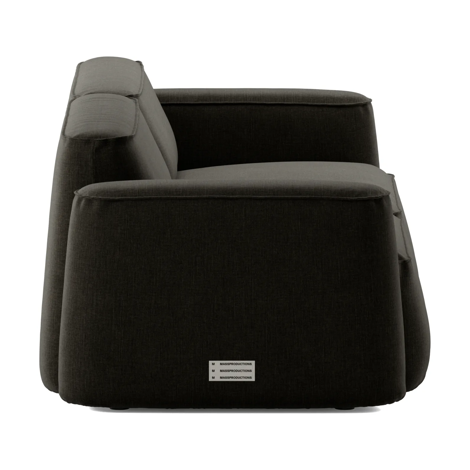 Patch 2,5-sits soffa, Linara 90 Espresso Massproductions