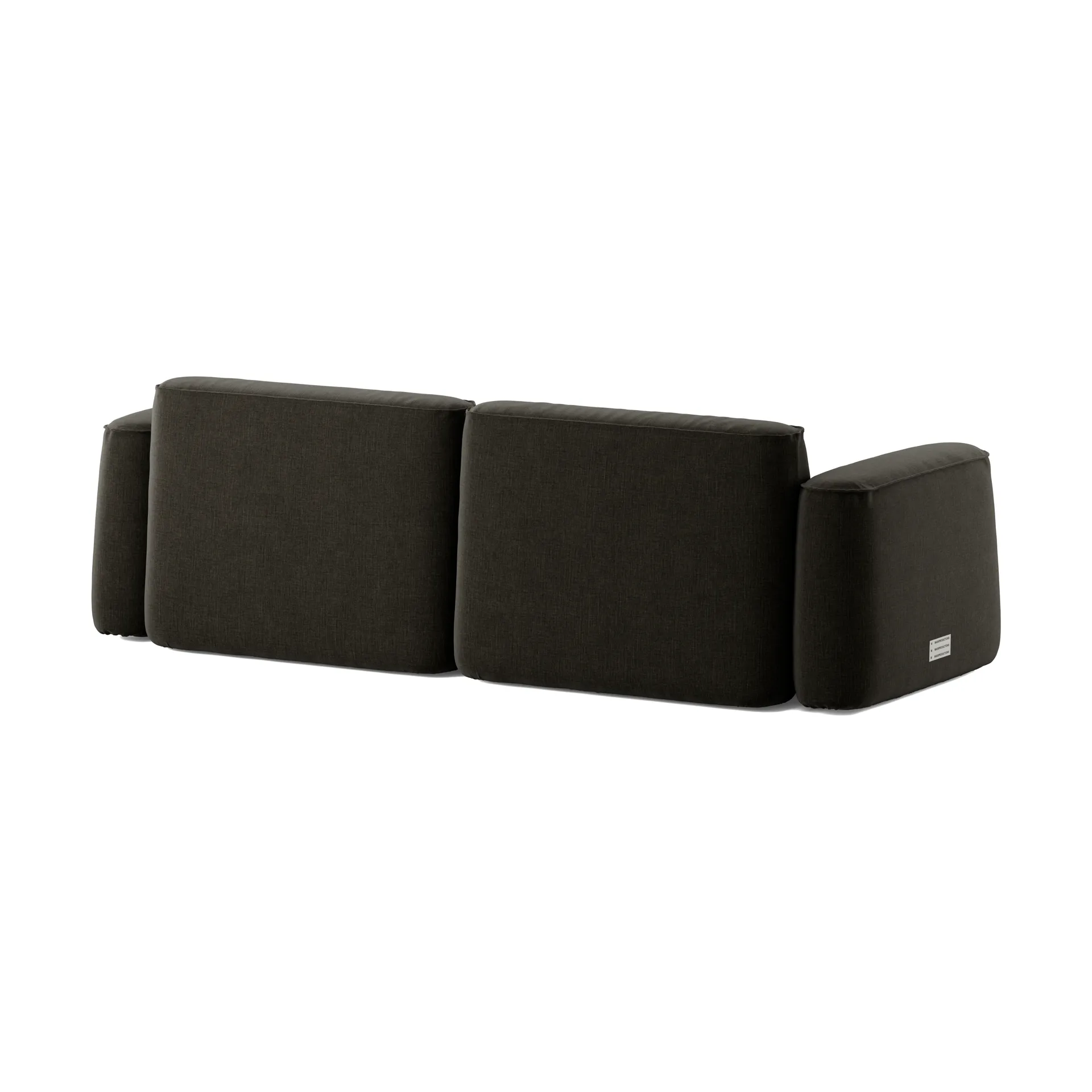Patch 2,5-sits soffa, Linara 90 Espresso Massproductions