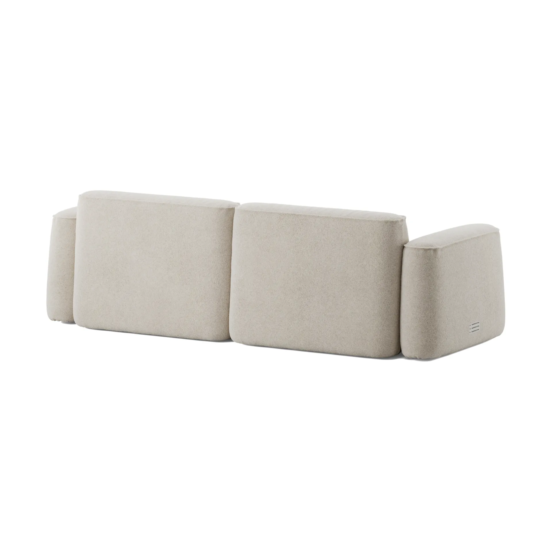 Patch 2,5-sits soffa, Spiral 21 Chalk Massproductions