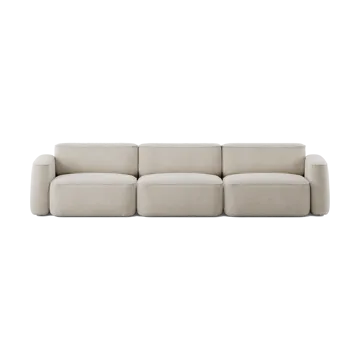 Patch 3-sits soffa - Spiral 21 Chalk - Massproductions