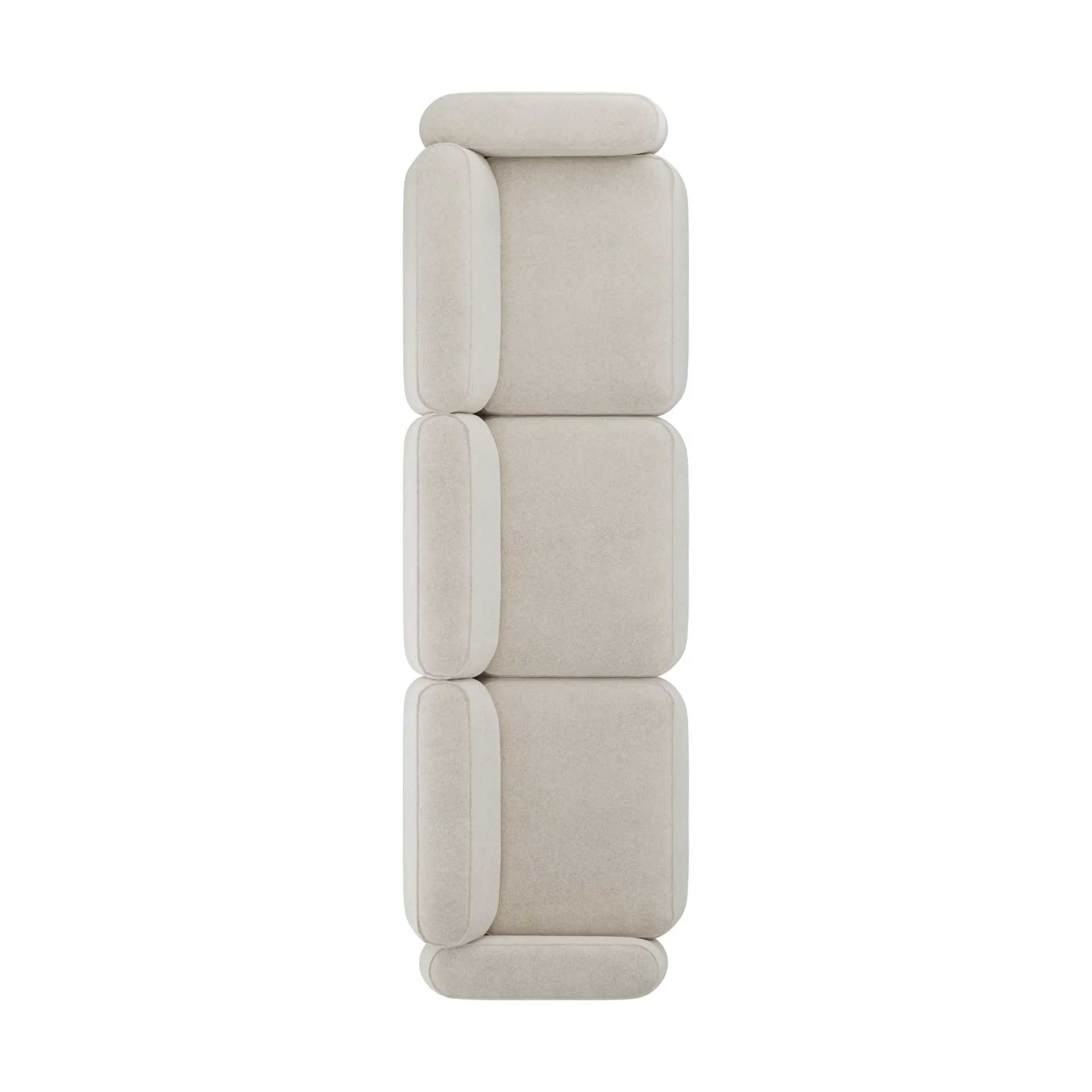 Patch 3-sits soffa, Spiral 21 Chalk Massproductions