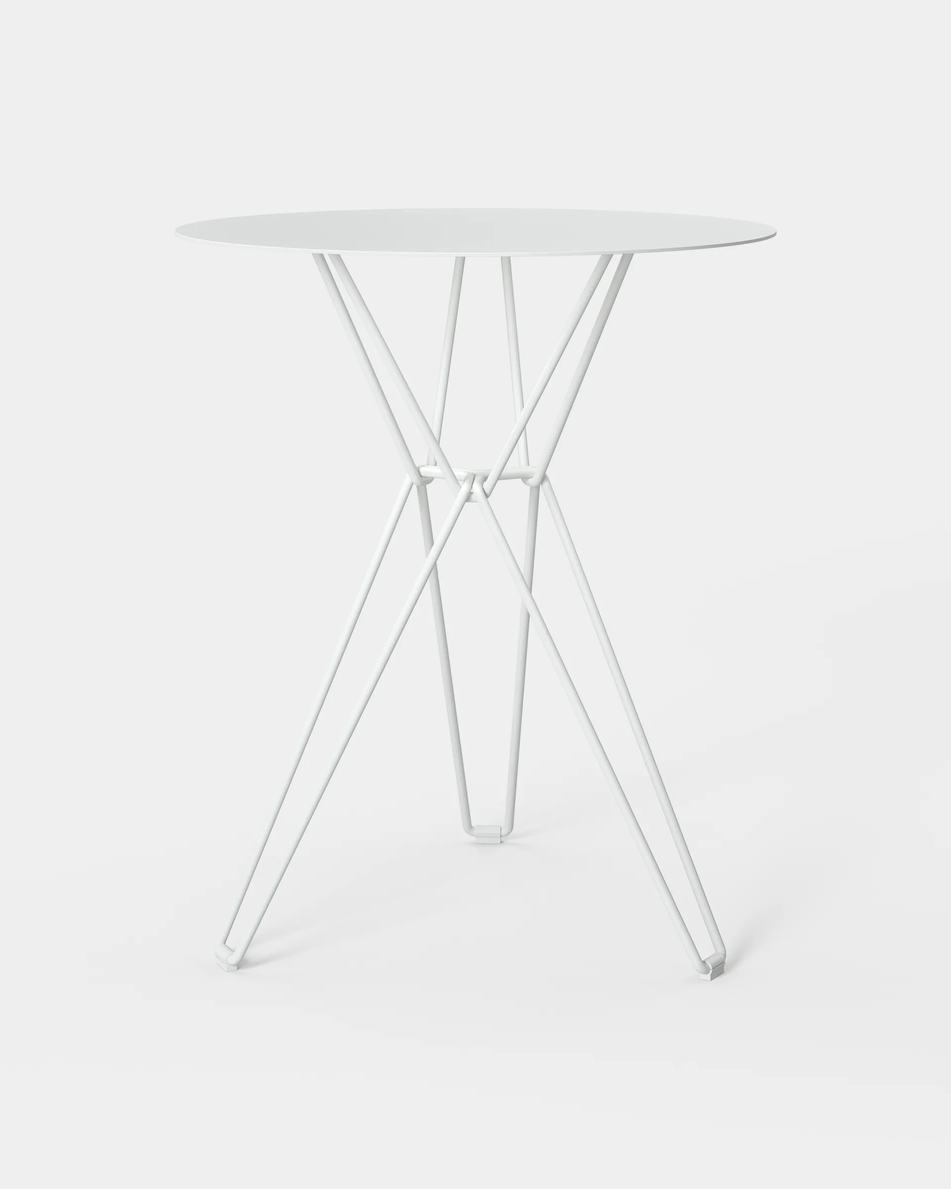 Tio cafébord Ø60 cm, White Massproductions