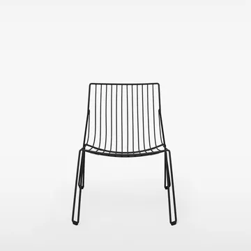 Tio easy chair loungestol - Black - Massproductions
