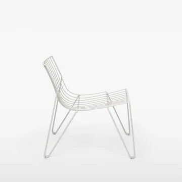 Tio easy chair loungestol - White - Massproductions