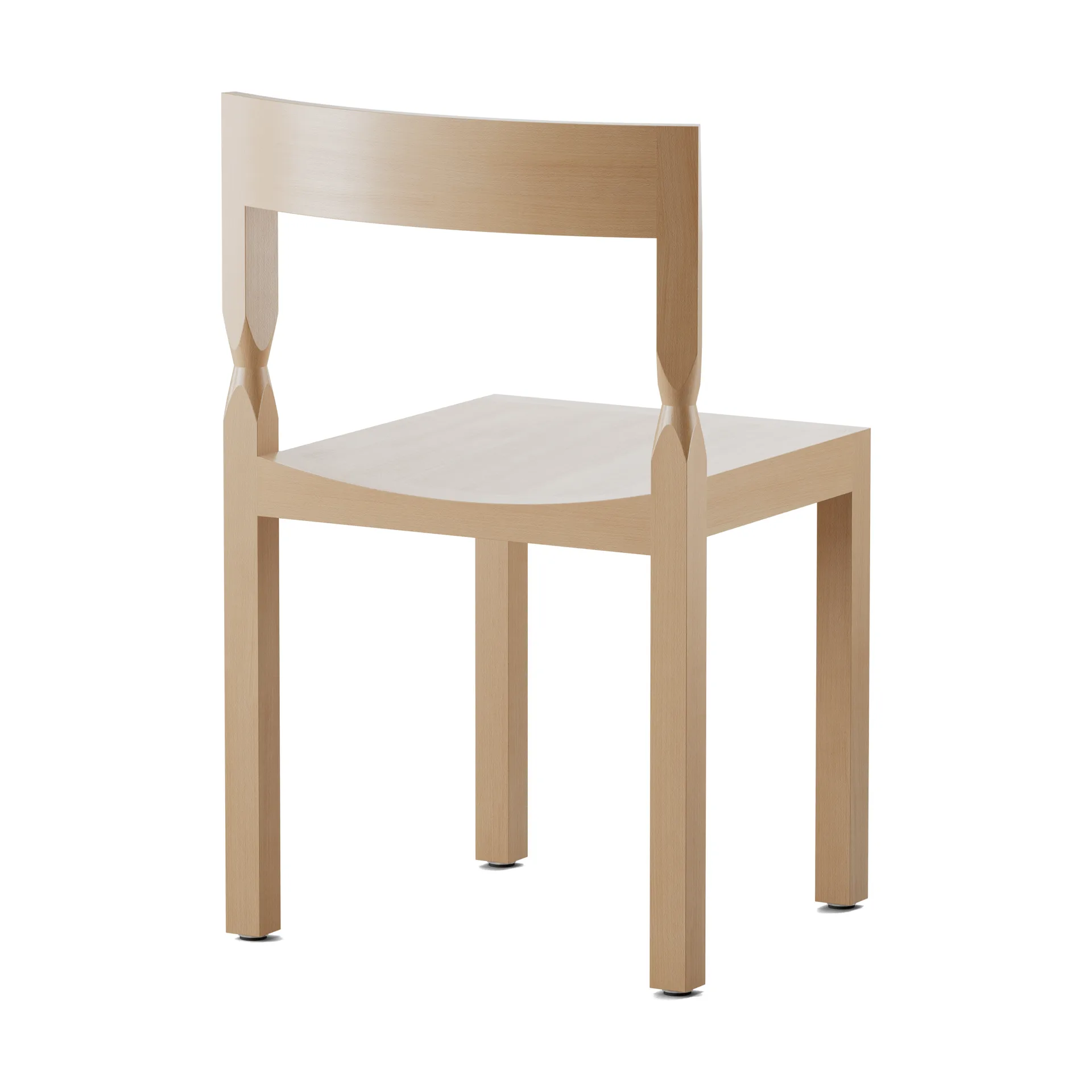 Woodwerk stol, Natural beech Massproductions