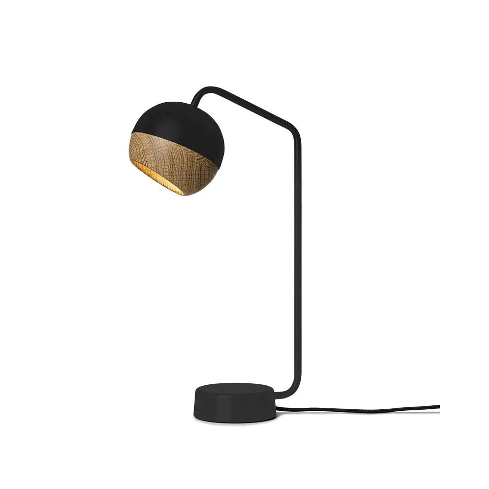 Ray bordslampa, black, ekdetalj på skärm Mater